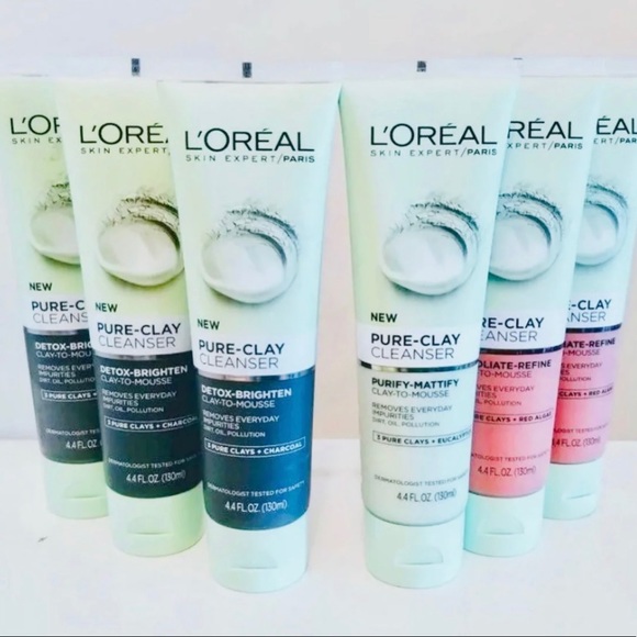 loreal face wash pure clay